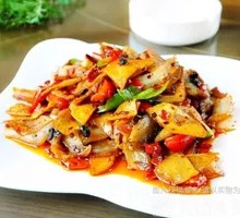 Sliced Potato with Twice-Cooked Pork