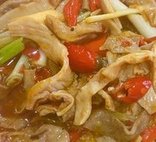 Spicy and Sour Tripe Strips