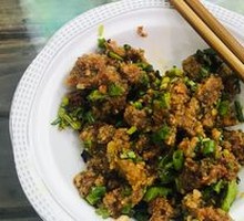 Steamed Beef with Rice Flour