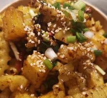 Sweet and Spicy Potato Platter