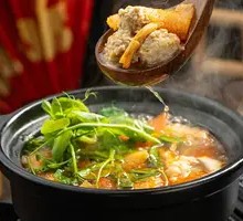 Tomato Meatball Hot Pot Soup