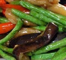 Eggplant and Green Beans