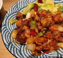 Pan-fried Chicken Rice Bowl