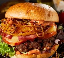 Premium Crab Roe Burger