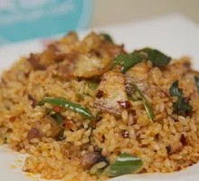 Stir-fried Pork with Fried Rice