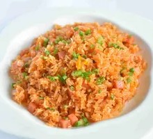 Sweet Pepper and Pork Stir-Fried Rice
