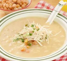 Chicken and Soybean Soup Rice