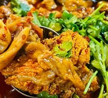 Young Ginger and Fresh Chili Fish Offal