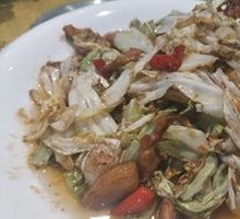 Fried Pork Crumbs with Bok Choy