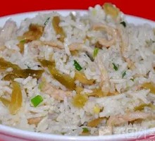 Sliced Pickle and Pork Fried Rice