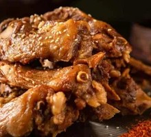 Braised Pork Ribs in Lotus Leaf
