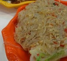 Garlic Fried Vermicelli with Bok Choy