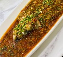 Pickled Green Beans with Crisp Fish