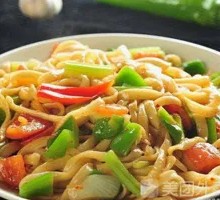 Egg Fried Knife-Cut Noodles