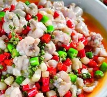 Fresh Pepper Stir-Fried Frog