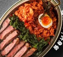 Pan-seared Sirloin Steak with Korean-style Rice