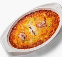 Cheese-String Meat Sauce Rice