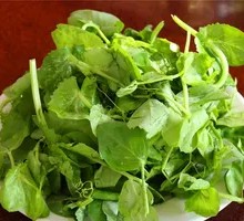 Pea Shoots in Soup Pot