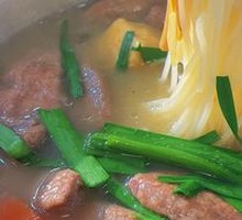 Three Delicacies Pork Liver Noodles