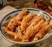 Braised Chicken Feet with Tiger Skin