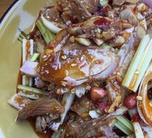Cold Chicken Slices with Dressing