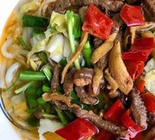 Sichuan Pepper Beef Rice Noodles