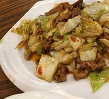 莲白炒肉