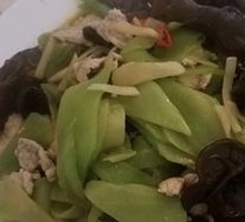 Sliced Pork with Bamboo Shoots and Black Mushrooms