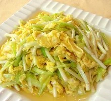 Scallion omelette
