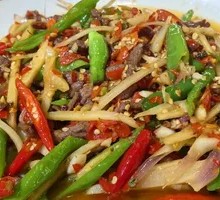 Sliced Beef with Young Ginger