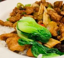 Pan-fried Chicken Rice Bowl
