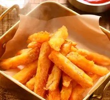 Glazed Sweet Potato Strips