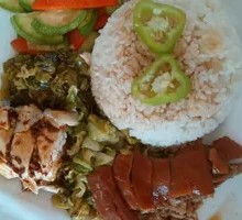 Pork Trotter and Chicken Rice