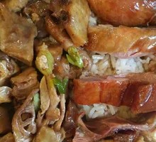 Roast Duck and Spicy Chicken Rice