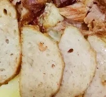 Pork Patty with Intestine Rice