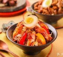 Chicken Leg Braised Egg Rice