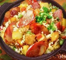 Sausage and Potato Rice