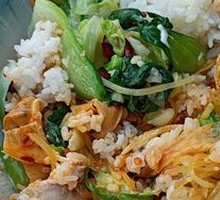 脆皮鸡米饭