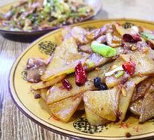 Sliced Potato with Twice-Cooked Pork