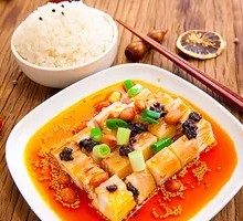Spicy Rabbit Dice Rice Bowl