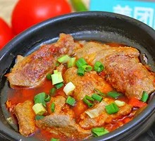 Pickled Chili Pork Liver Rice Noodles