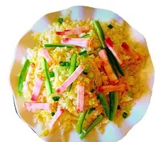 Green Pepper and Pork Stir-fried Fried Rice