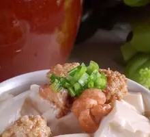 Crispy Pork with Tofu Pudding