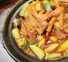 Stewed Chicken with Brown Sauce