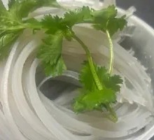 Handmade taro starch noodles