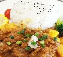 Steamed Pork Ribs with Rice