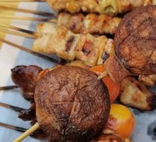Mushroom Skewers