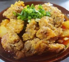 Steamed Pork Ribs with Rice Flour