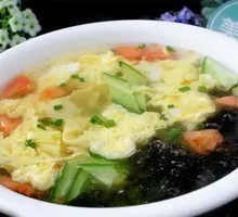 Seaweed and Egg Soup