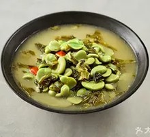 Sour Cabbage and Broad Bean Soup